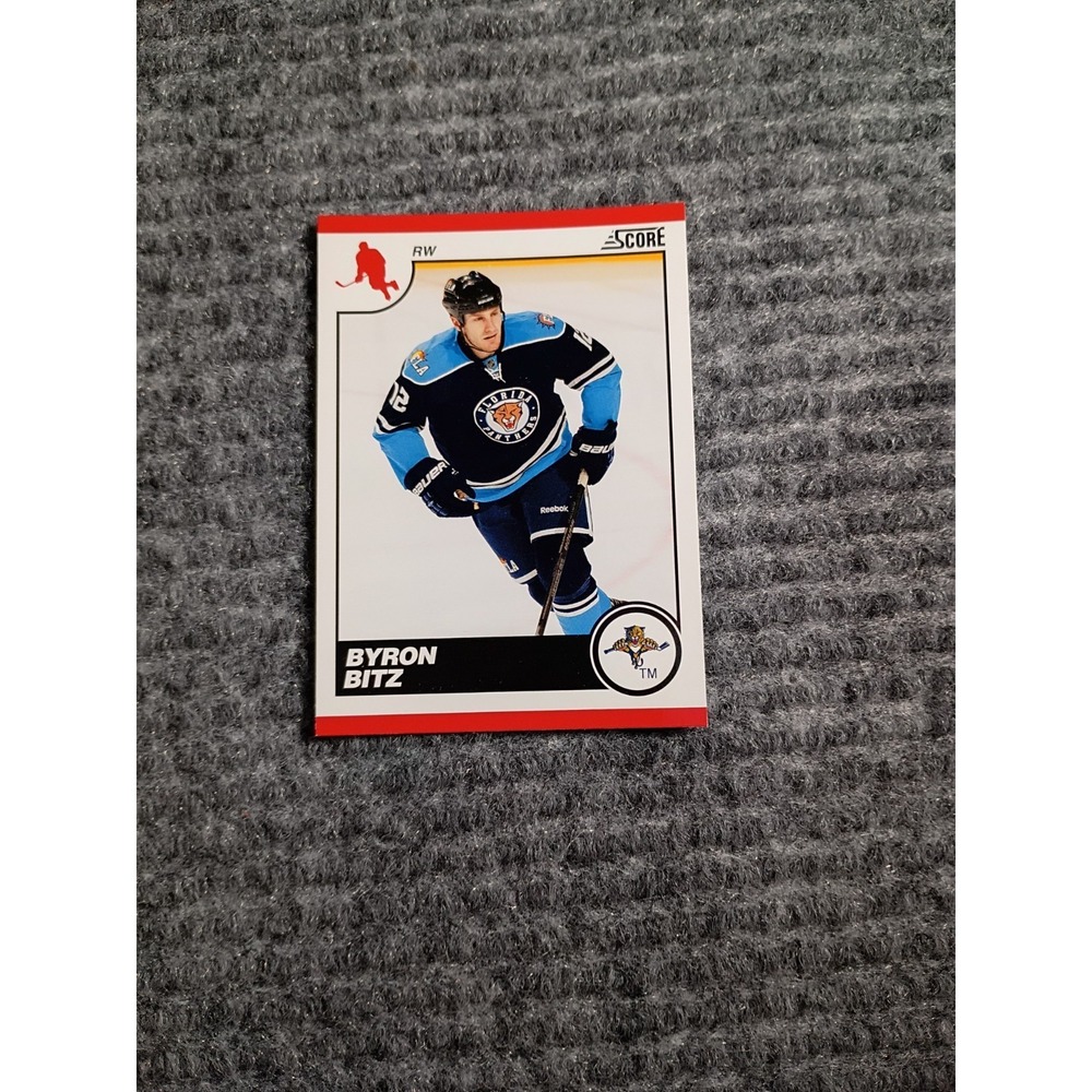 2010 Score Florida Panthers Byron Bitz Hockey Card #224